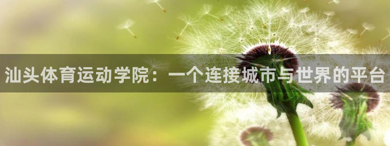 bsports必一运动：汕头体育运动学院：一个连接城市与世界的平台