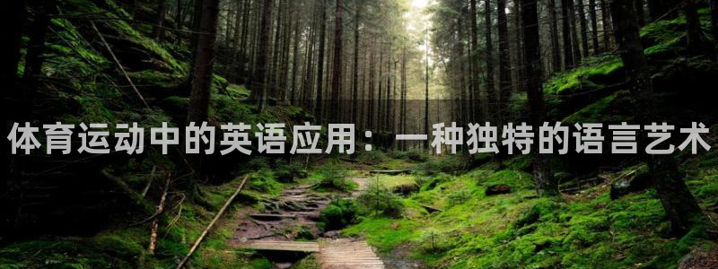 必一运动：体育运动中的英语应用：一种独特的语言艺术